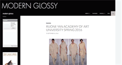 Desktop Screenshot of modernglossy.com