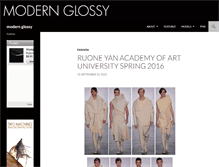 Tablet Screenshot of modernglossy.com